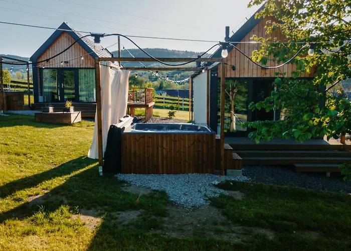 Sarnia Laka Domek 1 Z Prywatnym Jacuzzi